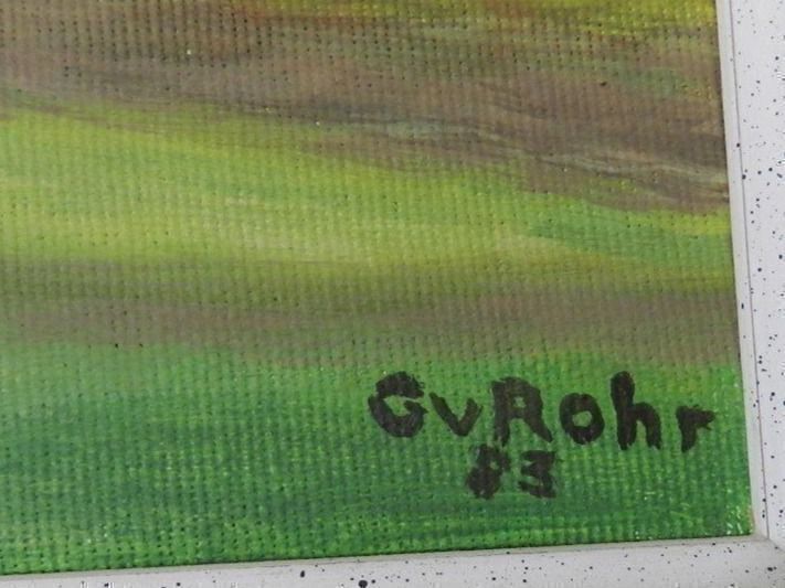 Gemälde: Landschaft Bild mit Gv Rohr 1983er – Gebraucht aus Emmenbrücke von Ulisse-22 5