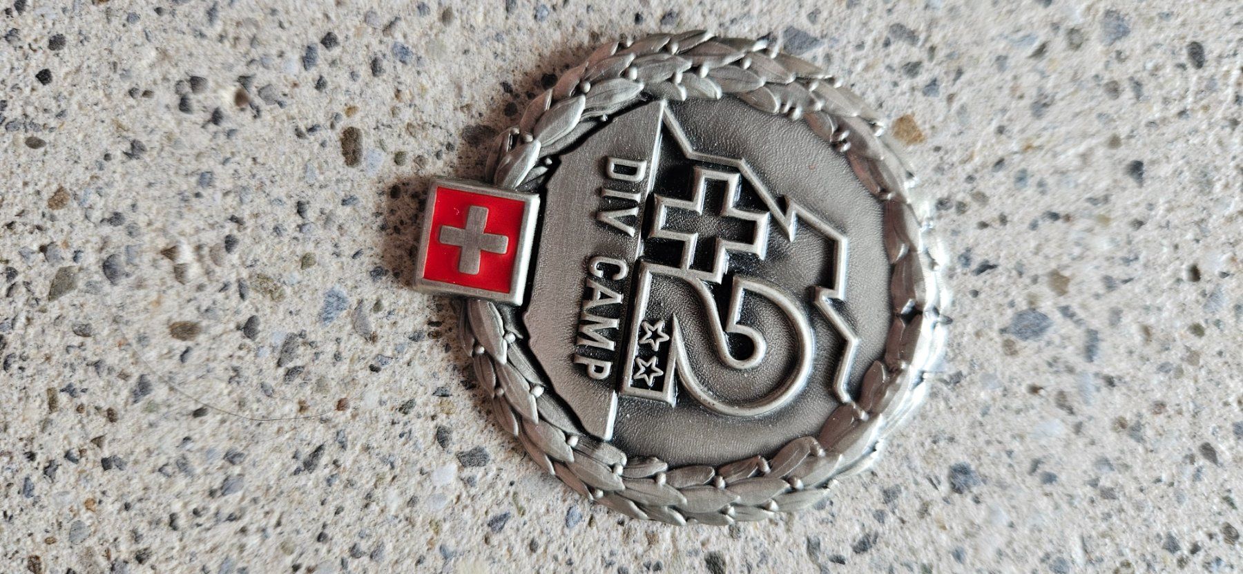 Schweizer Armee Placchette & Badge: *** Beretemblem Silber *** – Nuovo (secondo la descrizione) da Riedholz venduto da fr_sIruP
