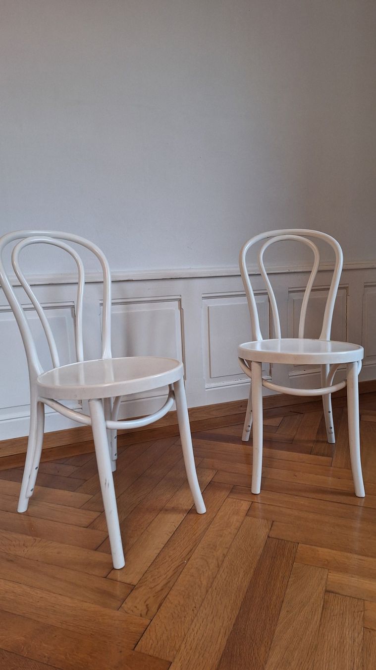 Sedie: Stühle Kunststoff weiss 2 Stück – Usato da Olten venduto da Anleka