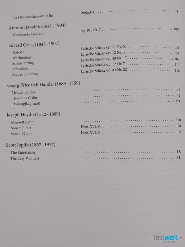Bücher: DIE GROSSE NOTENSAMMLUNG - Klassiker - Band 1 – Gebraucht aus Winterthur von Restwert_Winterthur 5
