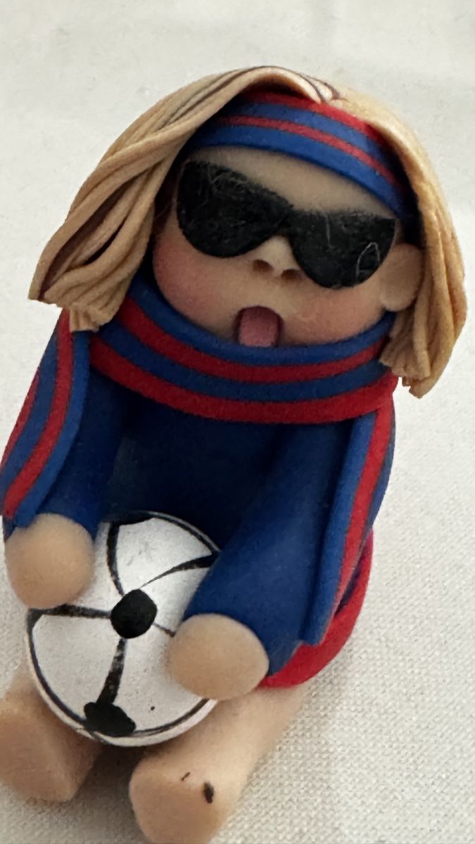 Statuette: FC Basel Fan - Fimo Figur – Usato da Muttenz venduto da einfach-schoen
