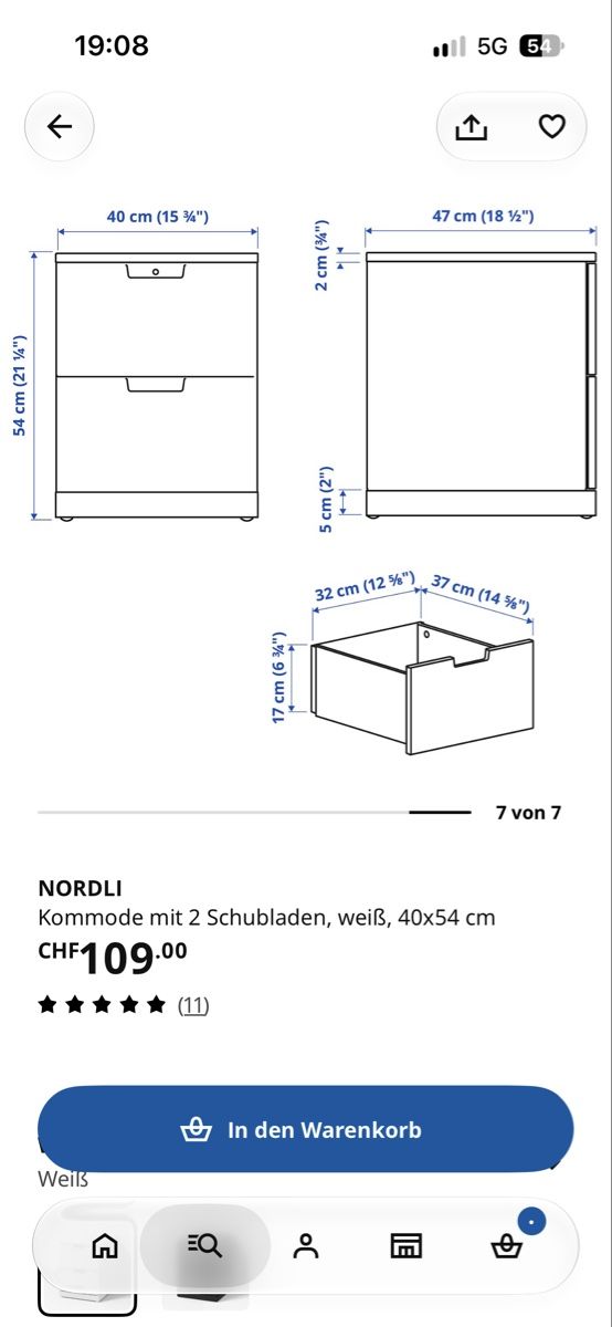 Commodes: IKEA Kommode – D'occasion à Rheinfelden par Ilenia.41 2