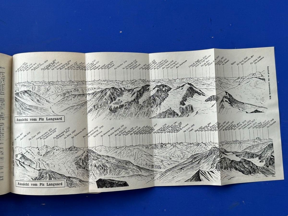 Libri: Engadin Davos und Arosa. Reiseführer. ca 1915 – Usato da Adliswil venduto da buch_und_kunst 3
