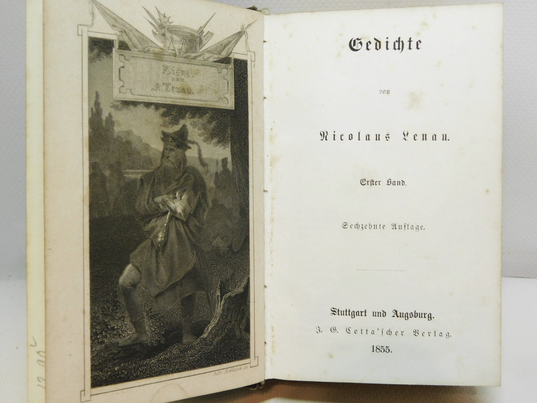Libri: Buch: Gedichte, Lenau, Nikolaus 1855er – Usato da Emmenbrücke venduto da Ulisse-22 2