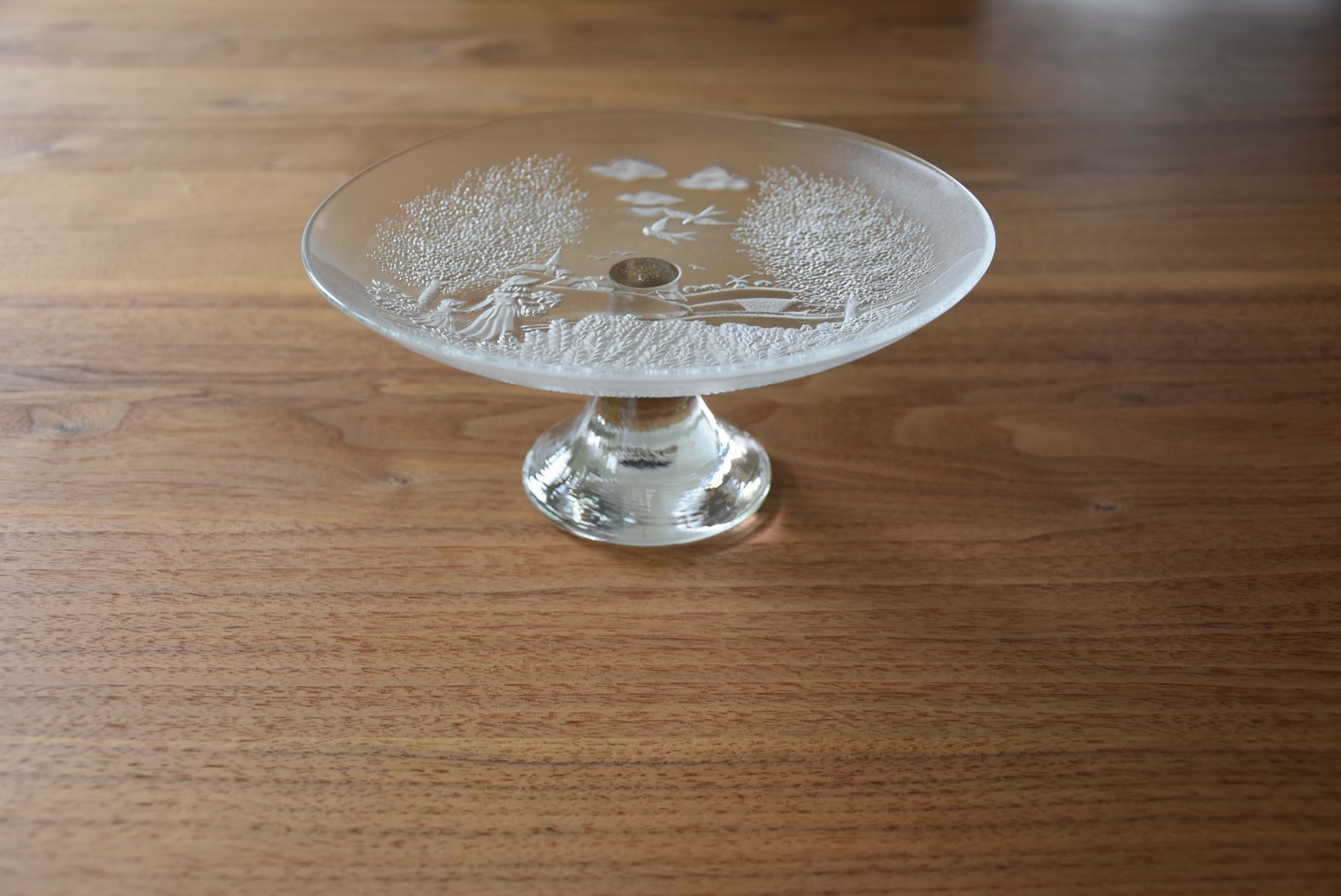 Piatti: Wunderschöner Konfektteller Glas – Nuovo (secondo la descrizione) da Münsingen venduto da Sternsaphir64 1