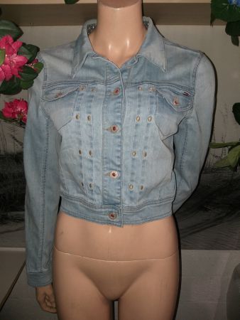 TOMMY HILFIGER Veste en jeans/ Jeans Jacke taille/ Grosse XS