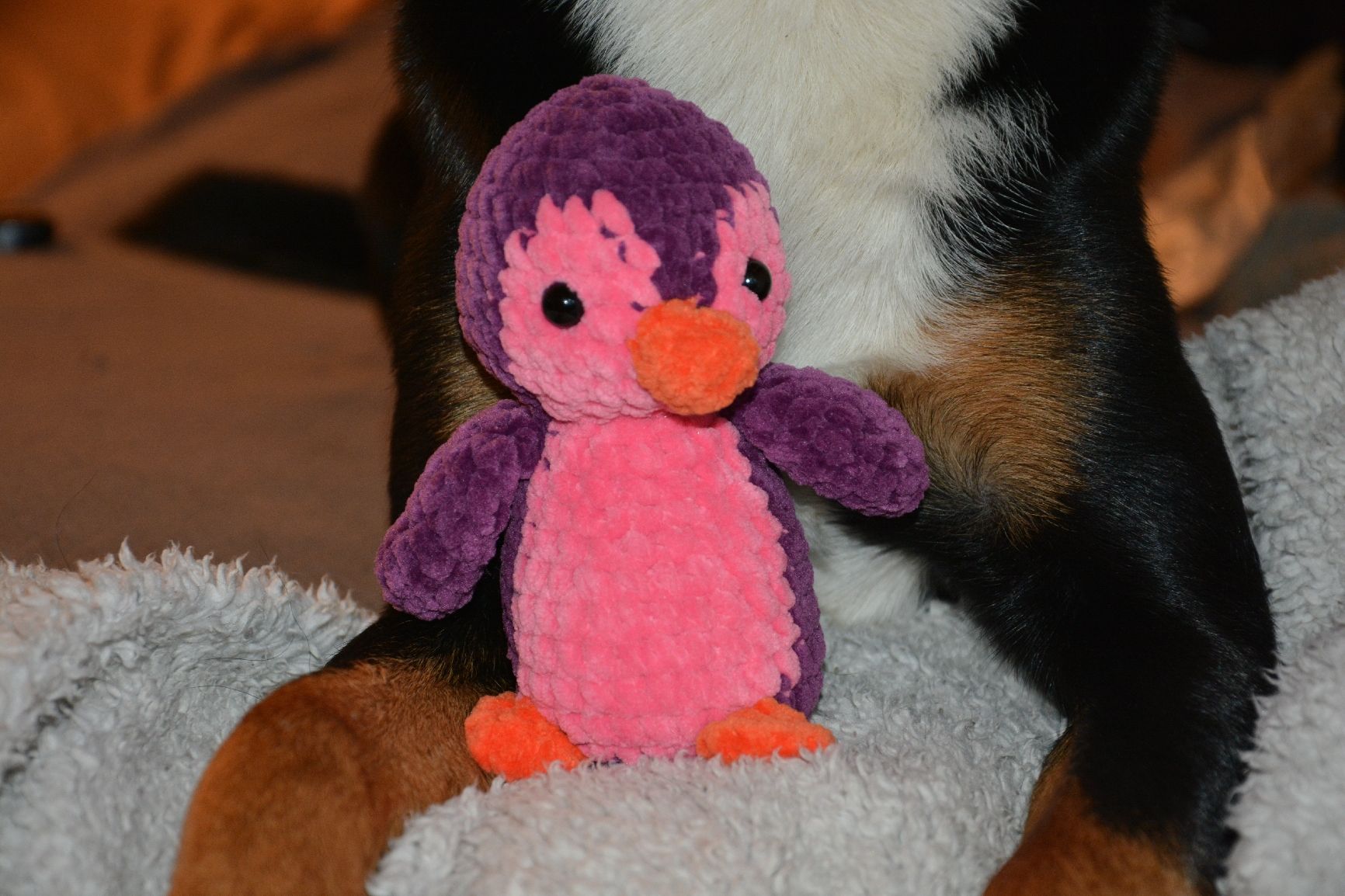 Alle Dekorationen: Gehäkelter Pinguin  – Neu und originalverpackt aus Meiringen von Flauschfarm 3