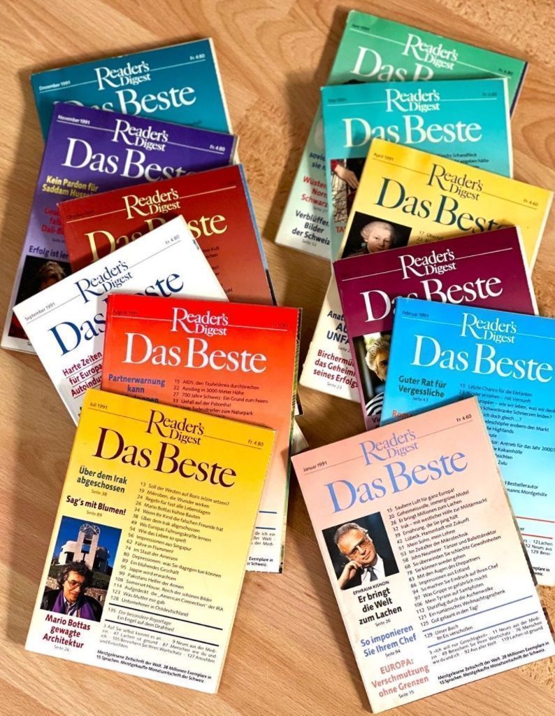 Riviste & Magazine: Reader's Digest DAS BESTE Jan-Dez 1991 – Usato da Winterthur venduto da Buchecke_54