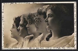 Foto-AK NPG Nr. 385 /1: Fünf jugendlich