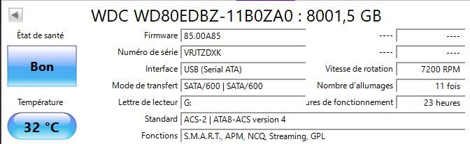Western Digital Dischi rigidi: Disque dur externe Western Digital 8T – Usato da Nyon venduto da Redlime 1
