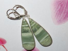 Ohrringe SERPENTINE 925 Silber fazetiert VP 69,-