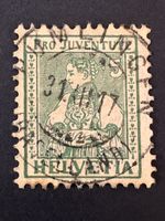 Timbre Pro Juventute Helvetia 1917