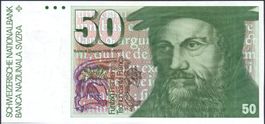 Schweiz 50 Franken 1988 P-56h UNC