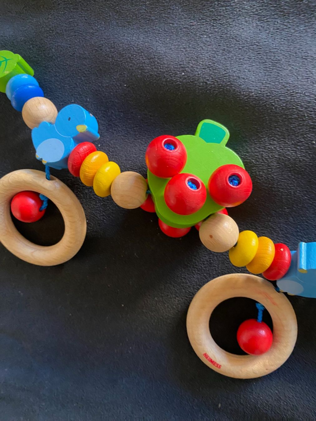 Giocattoli: Kinderwagenkette aus Holz   bunt – Usato da Allenwinden venduto da Obalu 2