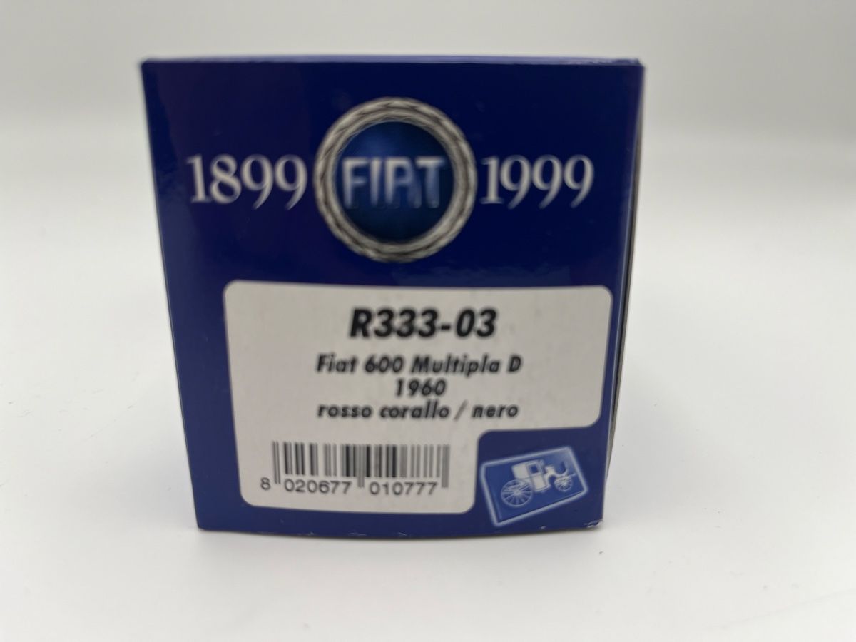 Fiat Voitures modèles: Fiat 600 Multipla D, 1:43 Brumm – Neuf (Voir description) à Broc par Jenson7 4