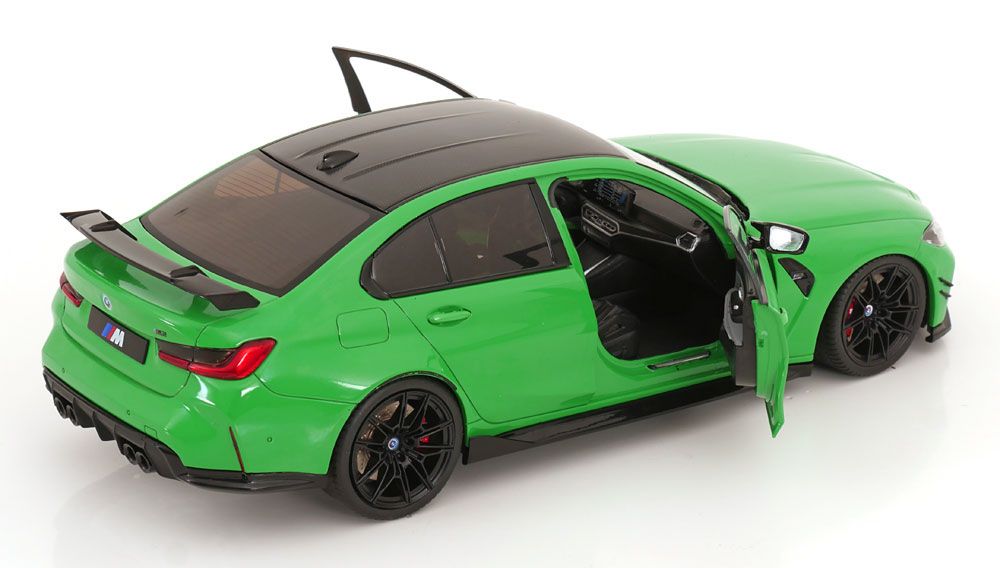 BMW Modellini d'auto: BMW M3 G80 PERFORMANCE PARTS 2024 GRÜN 1:18 SOLID – Nuovo e nell'imballaggio originale da Suhr venduto da Moebelsiralfred 3