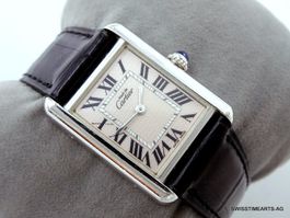CARTIER PARIS TANK 2416 ARGENT 925 DAMENUHR