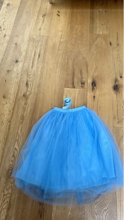 Tüllrock blau Kinderrock hellblau neuwertiger Zustand