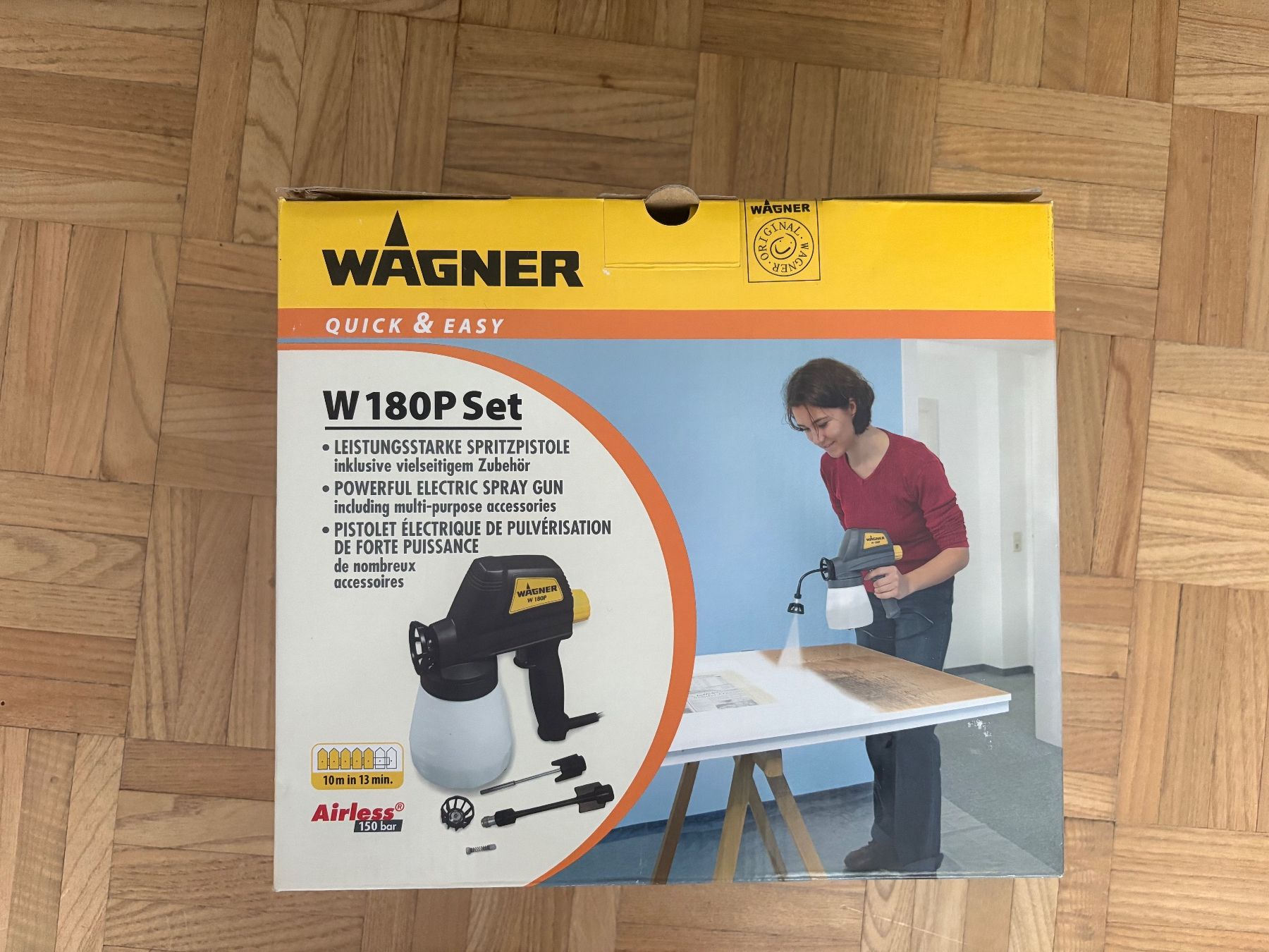 Tecnologia medica: Wagner W180P Spritzpistole Sprühsystem – Nuovo e nell'imballaggio originale da Zürich venduto da kuszi 1