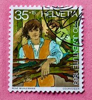 Nr.J 311 Sozialeinsatz Pro Juventute GESTEMPELT 1989   