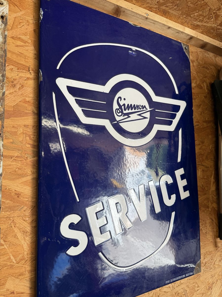 Simson Schilder: Simson Service Schild E-Maille – Gebraucht aus Ballwil von snap-master 2