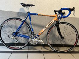Pinarello Rennrad (Blau-Orange) – Top Zustand!