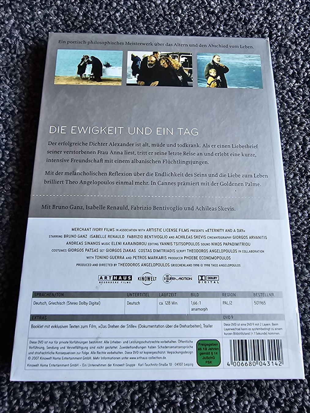 Tutti i DVDs: Die Ewigkeit und ein Tag Arthaus(20995 – Usato da Ruswil venduto da jan_bxl5 1