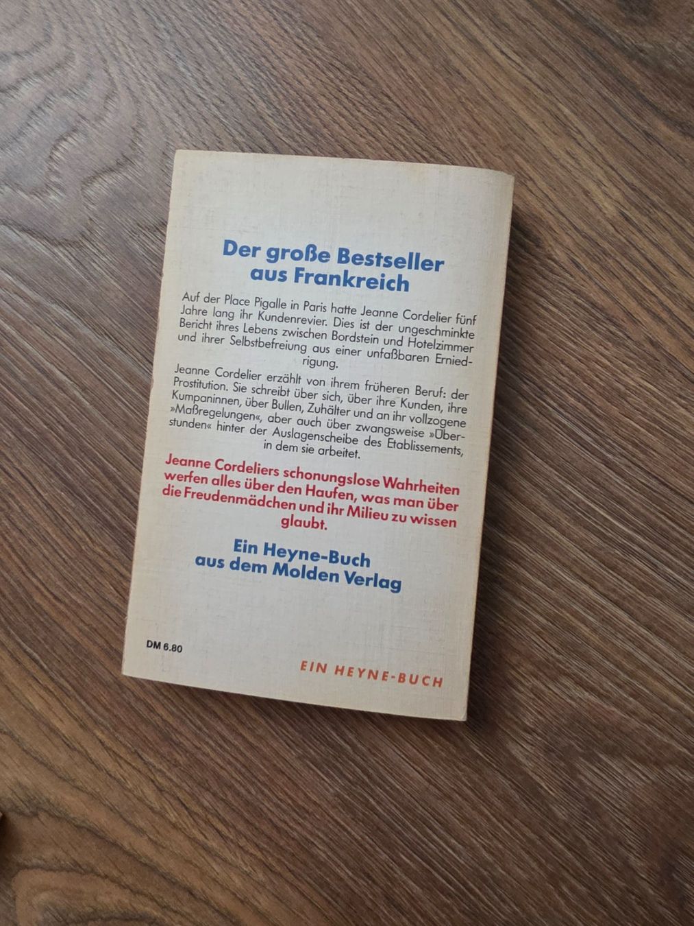 Bücher: Die Verweigerung. Lebensbericht einer Prosituierten. – Gebraucht aus Nebikon von Japostyle_2 2