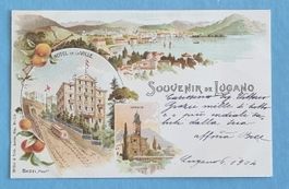 Lugano - Hotel de la Ville - Ferrovia - Standseilbahn - 1904