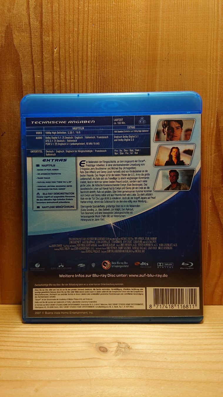Tutti i DVDs: PEARL HARBOR Blu-Ray mit Ben Affleck – Usato da Wilderswil venduto da Exebub 1