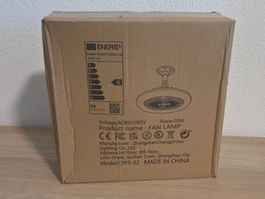 FIBRAVE Deckenventilator mit LED-Lampe 50W (Modell CPFS-02)