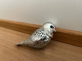 Silberteller Vogel von Christofle Paris - Sammlerstück