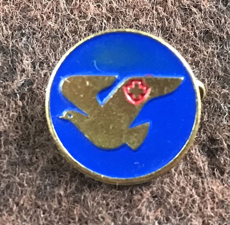 Anstecknadel Irland Offenes Wappen Kleeblatt Qualität Emaille T233