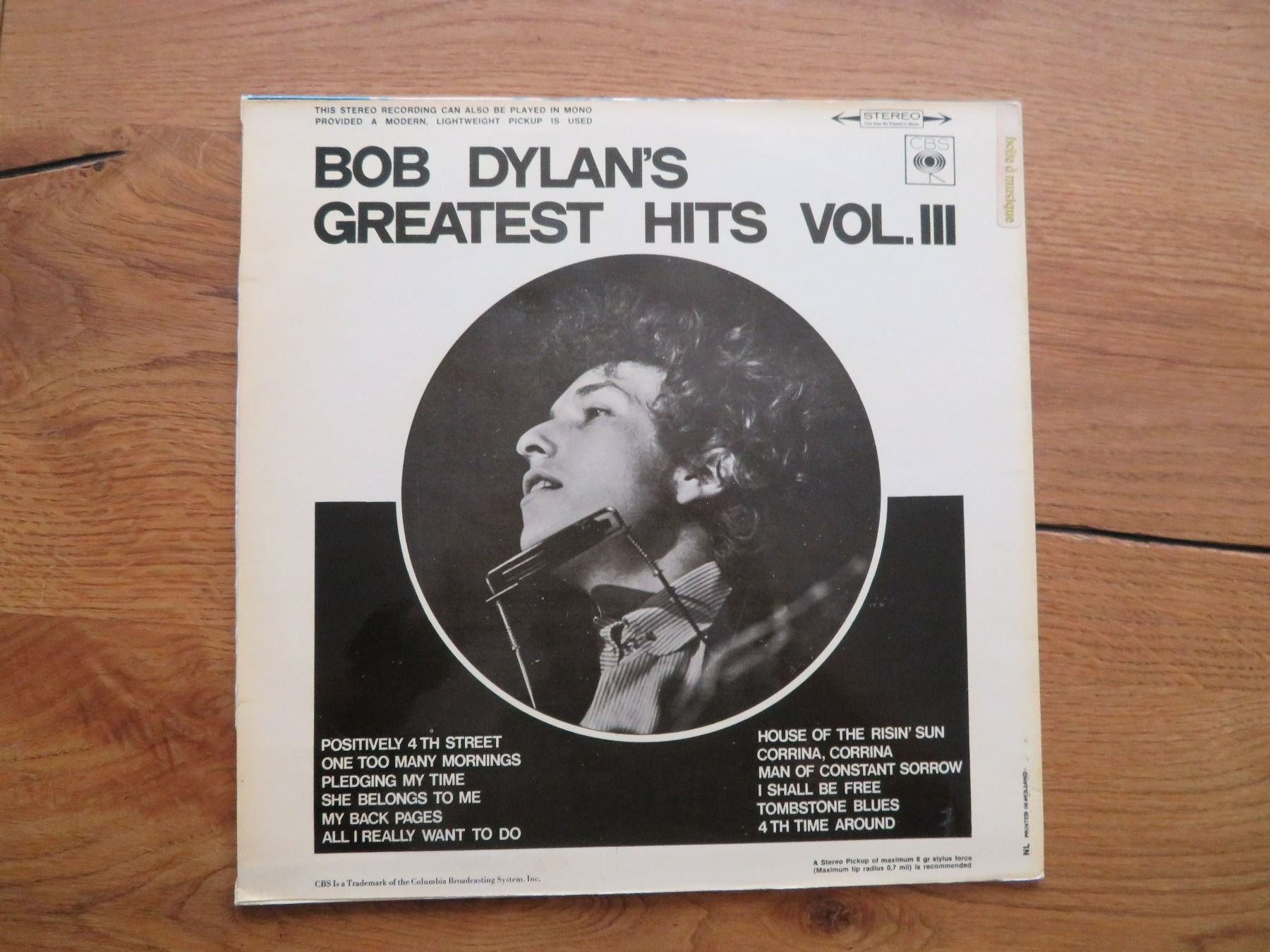Dischi in vinile: BOB DYLAHS LP GREATEST HITS VOL 3 – Usato da Zürich venduto da max_cp5f 1