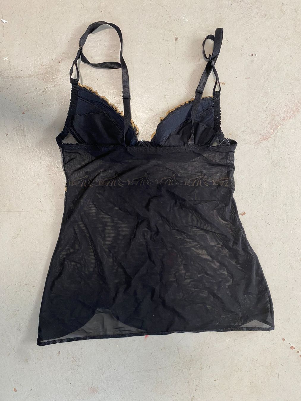 Sonstige Unterwäsche: Schwarzes Negligee mit Spitze – Gebraucht aus Evilard von 3thlife 1