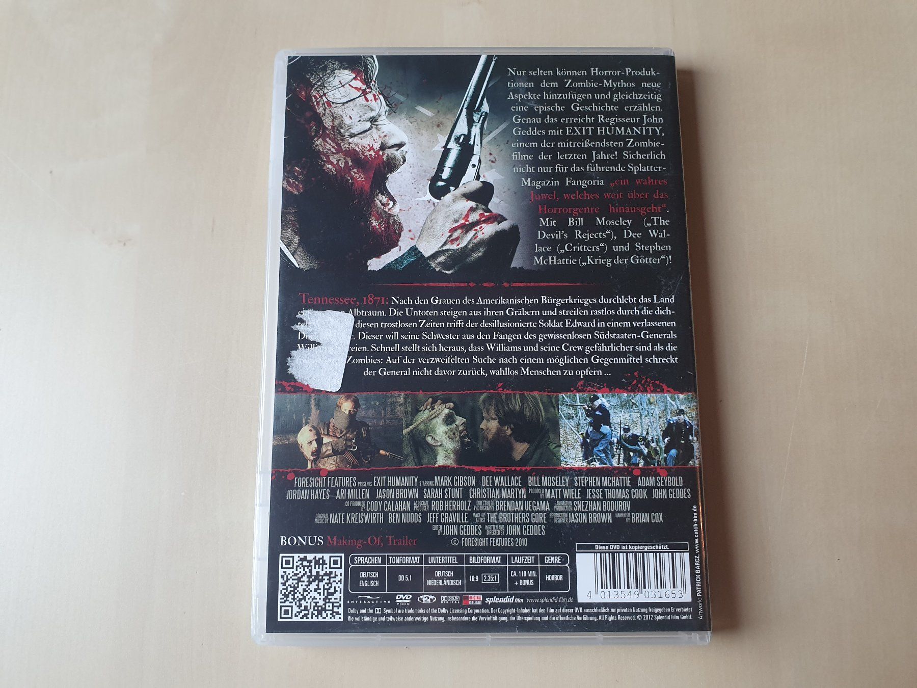Tous les DVDs: Exit Humanity – D'occasion à Stansstad par collectorsshop 1