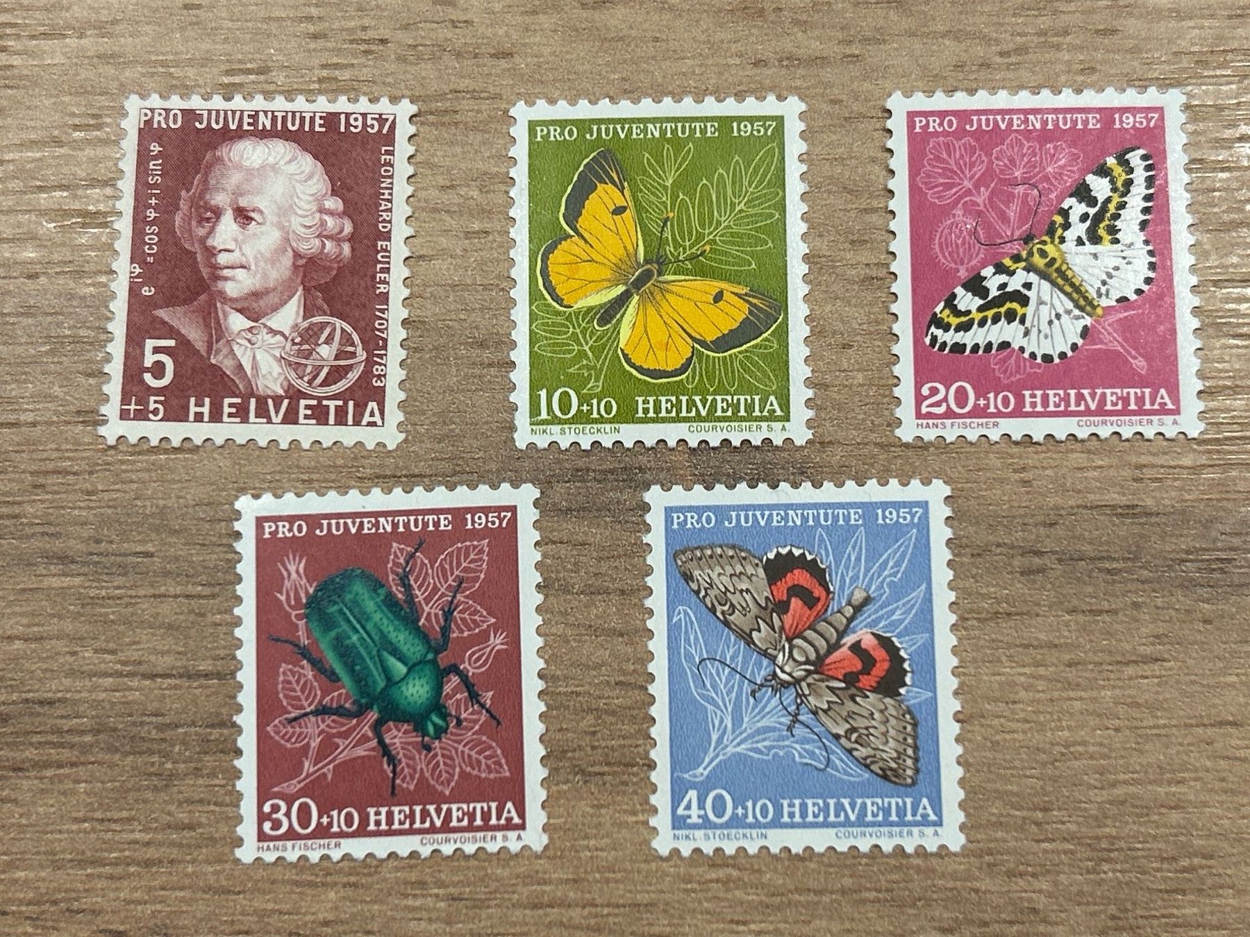 Tutti i francobolli: Briefmarke - Schweiz - Pro Juventute 1957 - postfrisch – Nuovo (secondo la descrizione) da Villnachern venduto da RicardoMary