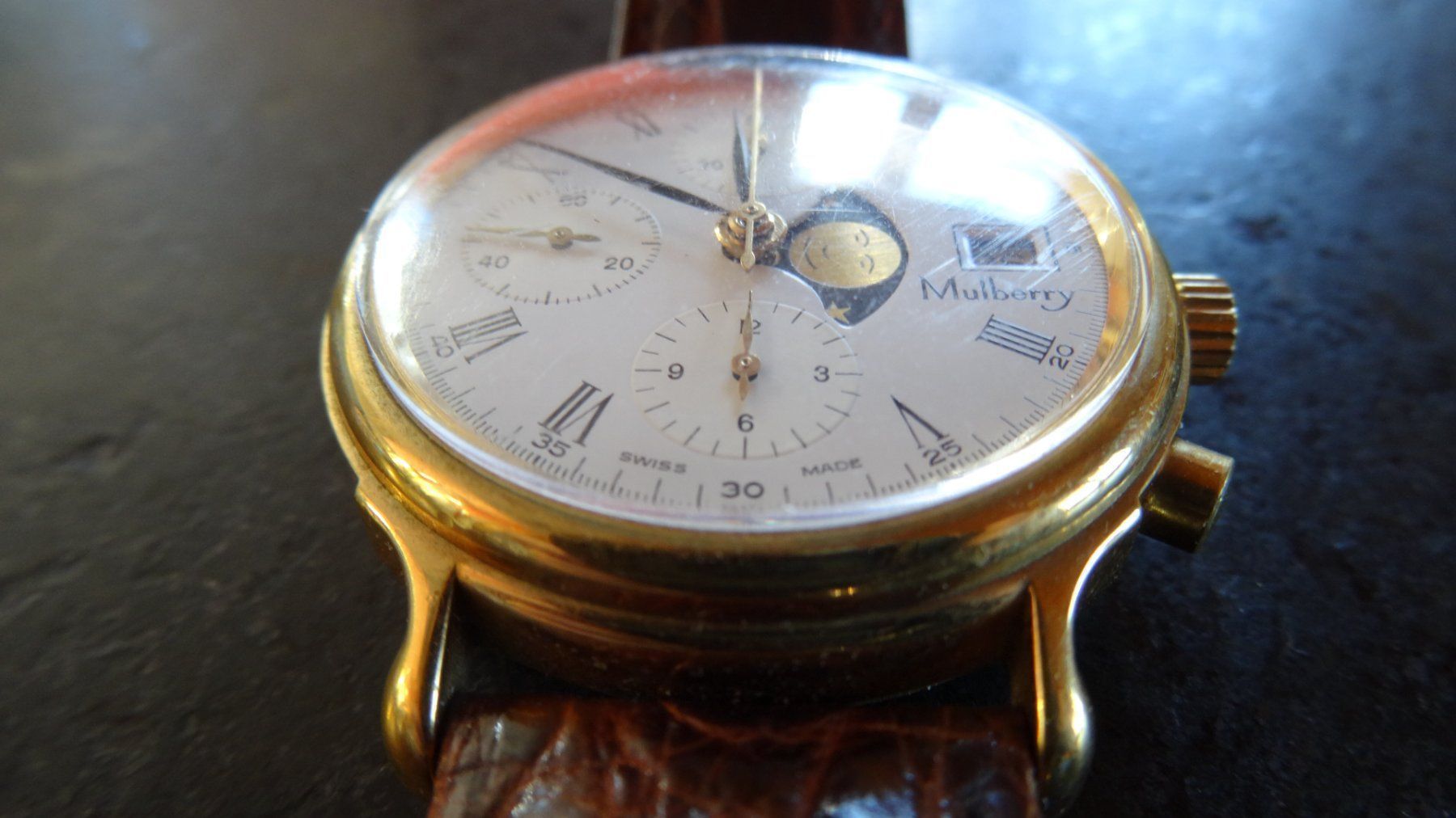 Orologi: Mulberry Chrongraph Mondphase 37mm – Usato da Sulz LU venduto da simula2 5