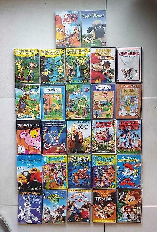 Tutti i DVDs: Lot de 30 dvd enfant – Usato da Servion venduto da meno999 2