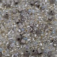 TOHO Perlenmix – Silber-Kristall-Mix (TX-01-3201)
