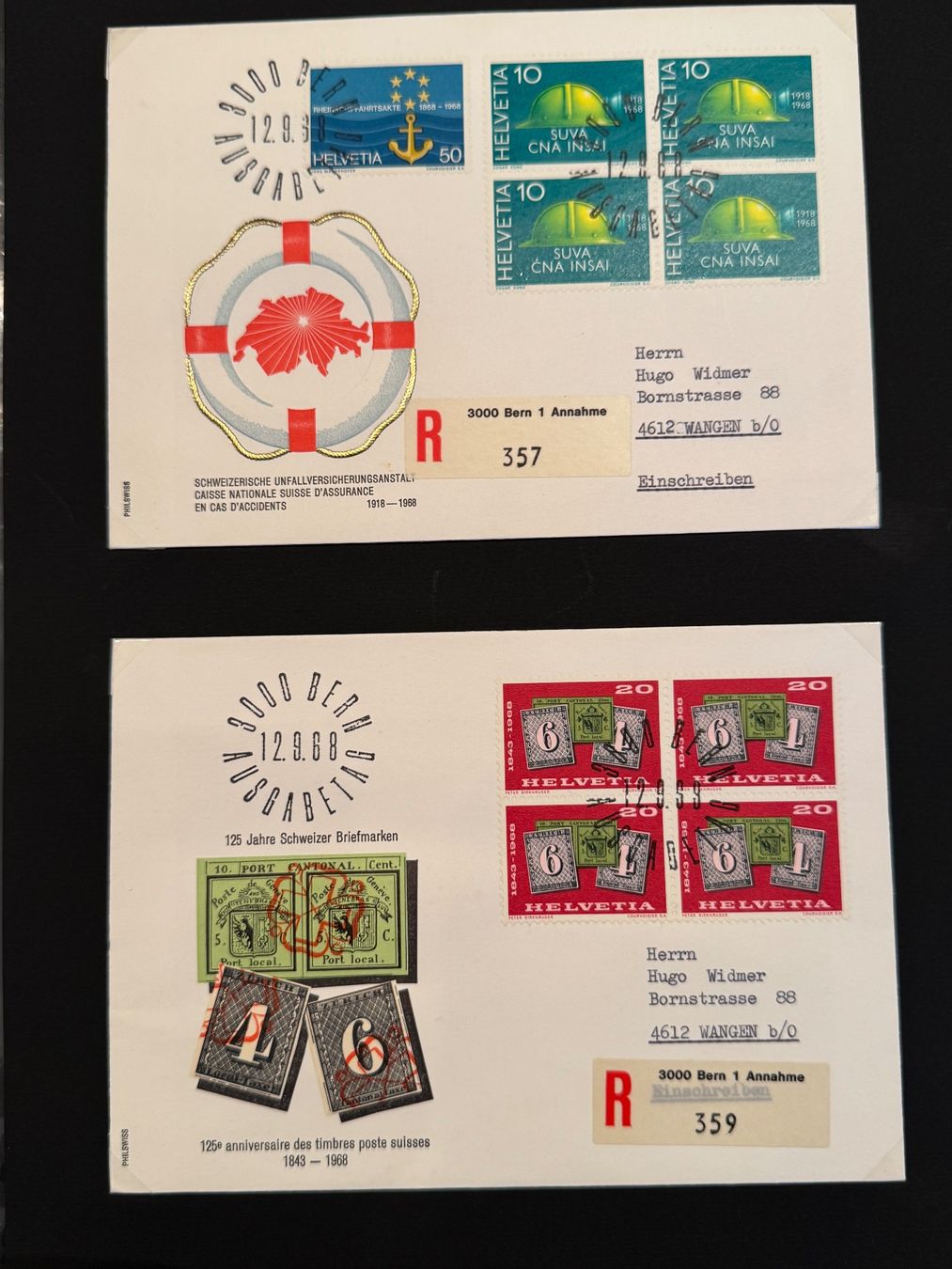 Tutti i francobolli: FDCs und Sonderstempel – Usato da Olten venduto da Pjotr8 2