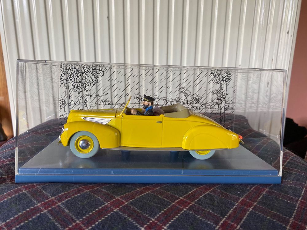 Hachette 1/24 - Voiture Tintin N°36 - La Conduite Intérieure Beige - Collection - Neuf