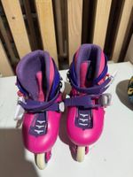 Rollschuhe Oxelo Grösse 32-34 verstellbar lila pink