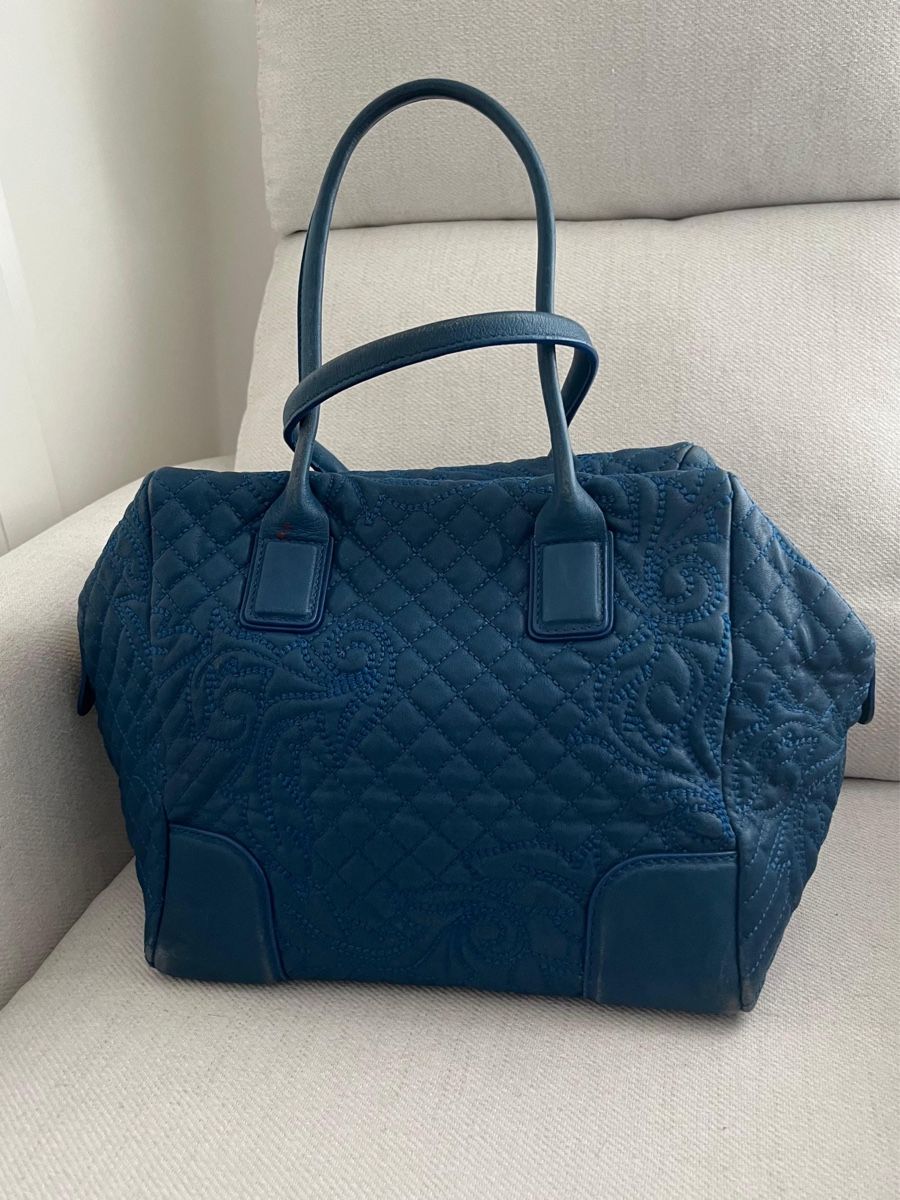 Versace Borse da donna: Gianni Versace Bag, Leather, Blue – Usato da Genève venduto da gvokiii 1