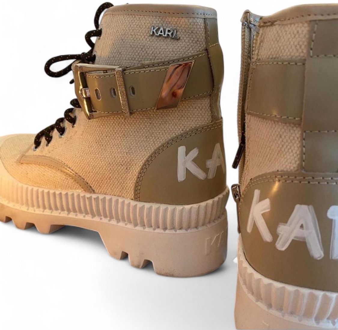 Karl Lagerfeld Scarpe da donna: Karl Lagerfeld Boots – Nuovo (secondo la descrizione) da Lyss venduto da DeaDiLuna 1