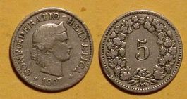 5 Rappen 1907