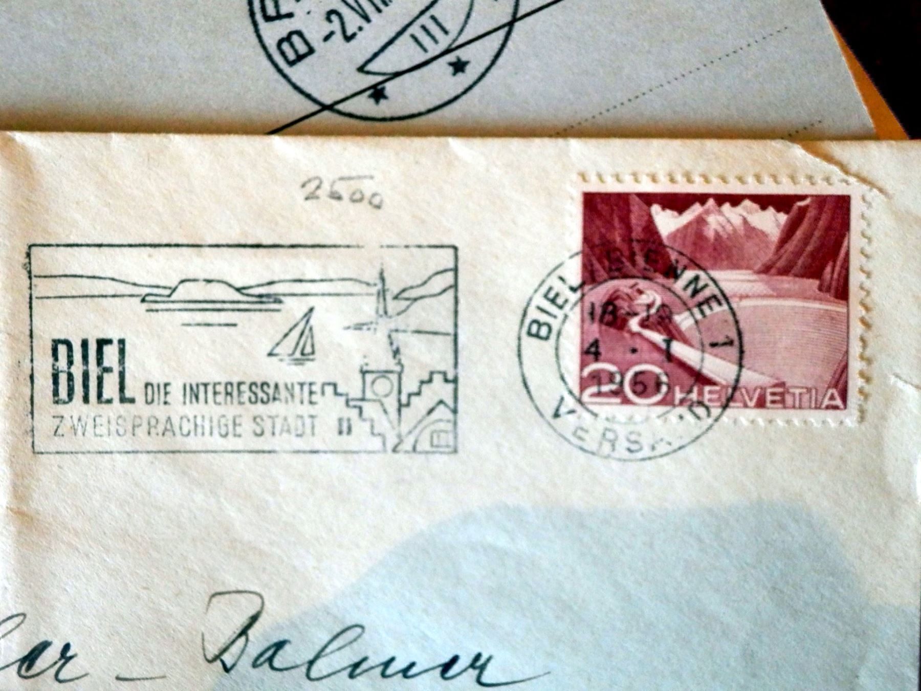 Tutti i francobolli: Lot mit 7 Bedarfsbriefen und Karten – Usato da Ueberstorf venduto da dinbau 3