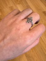 Vintage Silberring S925 mit Markasit Stein Gr.59