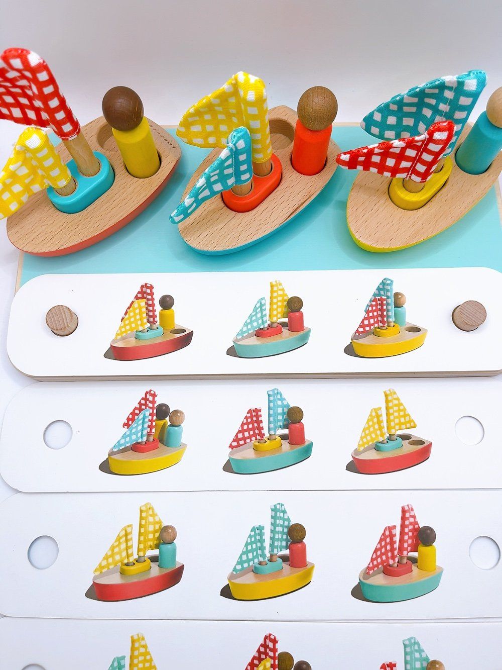 Giocattoli: Lovevery Pattern Match Boats Cards Muster Kartenbootspaar – Usato da Vacallo venduto da olg_7nvc 1