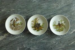 3 Sammelteller / Wandteller Wildtiere